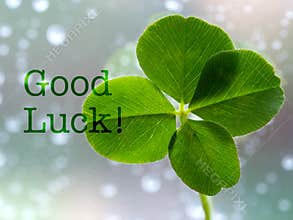 Good Luck - inspirational motivation quote