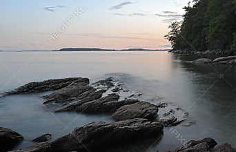 Wolfe Neck State Park, Freeport, Maine, before sunset