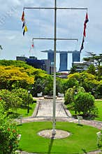 A garden in the city