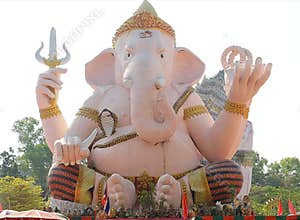 Bigg Ganesha Temple at Nakhon Nayok, Thailand