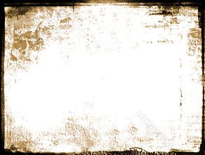 Old grunge aged photo border