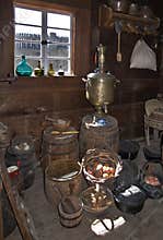 Old russian dishware