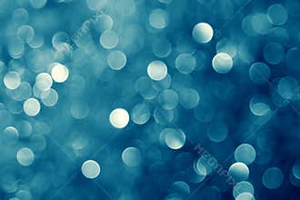 Blue christmas lights