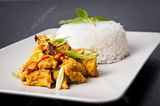 Lemongrass chicken dish