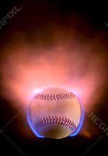 Flaming Baseball
