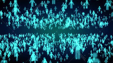 Business, Technology, Internet and network concept. Human Resources HR management concept