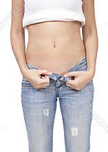 Woman Abdomen