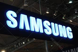 Samsung booth logo