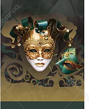 Masquerade Carnival New Year Flier