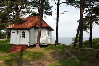 Little house at the coast