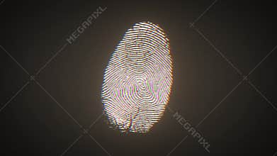 Crime Investigation Fingerprint Stop Motion Background