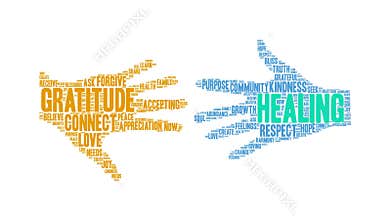 Healing Animated Word Cloud