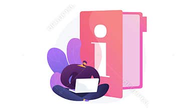 Instruction manual 4K loop animation.