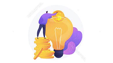 Capital investment 4K loop animation.