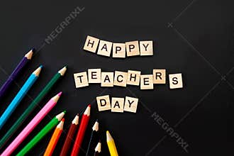 Happy teachers day card