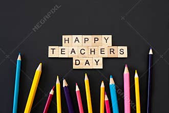 Happy teachers day card
