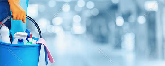 The concept of cleaning service