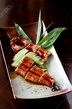 Japanese food roast eel ( unagi )