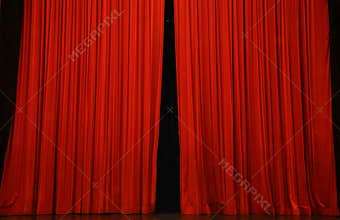 The curtain opens, the show begins