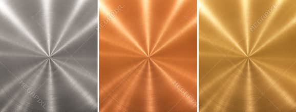 Aluminum brass bronze metal plates cone gradient