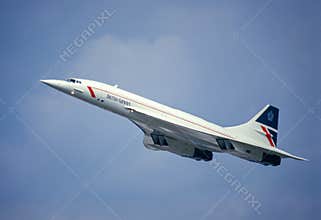 British Airways Concorde, Farnborough International Airshow, September 10th, 1986