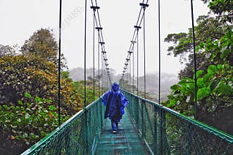 Canopy walk in Costa rica