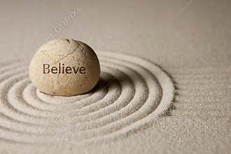 Believe stone