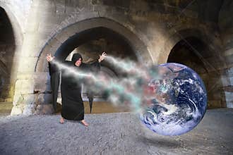 Evil Wizard Cast Spell, Creates World Apocalypse, Doomsday