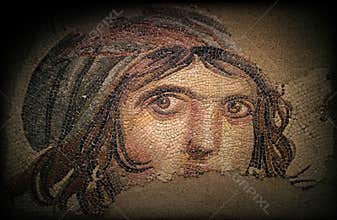 The Gypsy Girl (GAIA) Ancient Mosaic