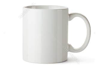 White ceramic mug