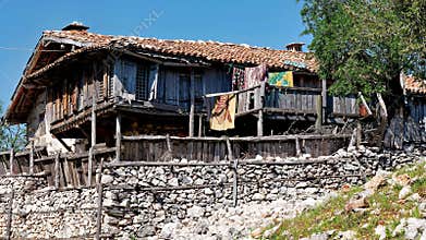 Old house in the mountains of Tuerkiye
