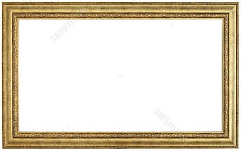 Gold picture frame