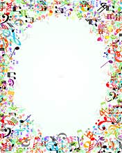Music border