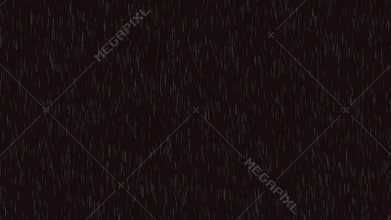 Light Raining with Lightning Strike flashing thunderstorms discharge Alpha channel. Falling Rain drops in rainy season Heavy