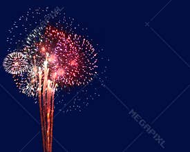 Fireworks with Copyspace