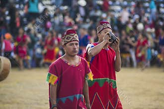 Cuzco The Inti Raymi is a traditional religious ceremony of the Inca Empire in honor of the god Inti the most venerated deity