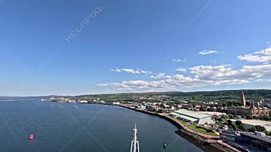 The View From a Ship Moored in the Scottish Town of Greenock