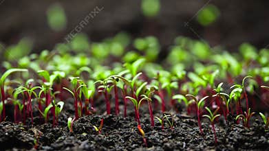 Plant Grow In Timelapse Sprouts Germination From Seeds Farming And Gardening
