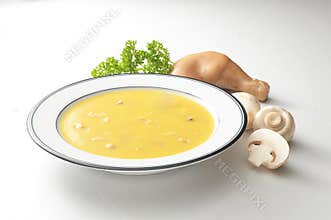 Mushroom Chicken Soup