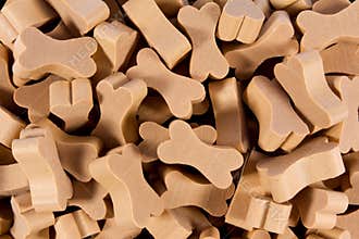Backgrounds of bone shaped dog treats
