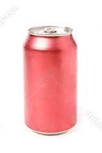 Blank soda can