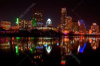 Downtown Austin, Tx Fireworks