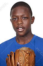 Teenage Baseball Player