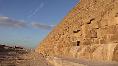 An ancient Egyptian Pyramid of Giza, Egypt