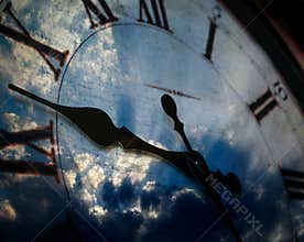 Clock and Sky
