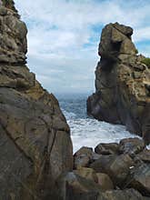 Water Beetween Rocks