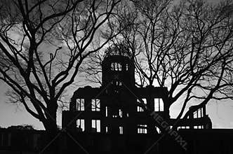 A-Bomb Dome in Hiroshima, Japan