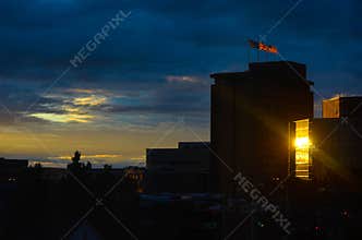 Sunset in Ancorage Alaska
