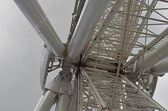 Center of a ferris wheel