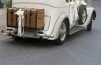 Vintage Wedding Car